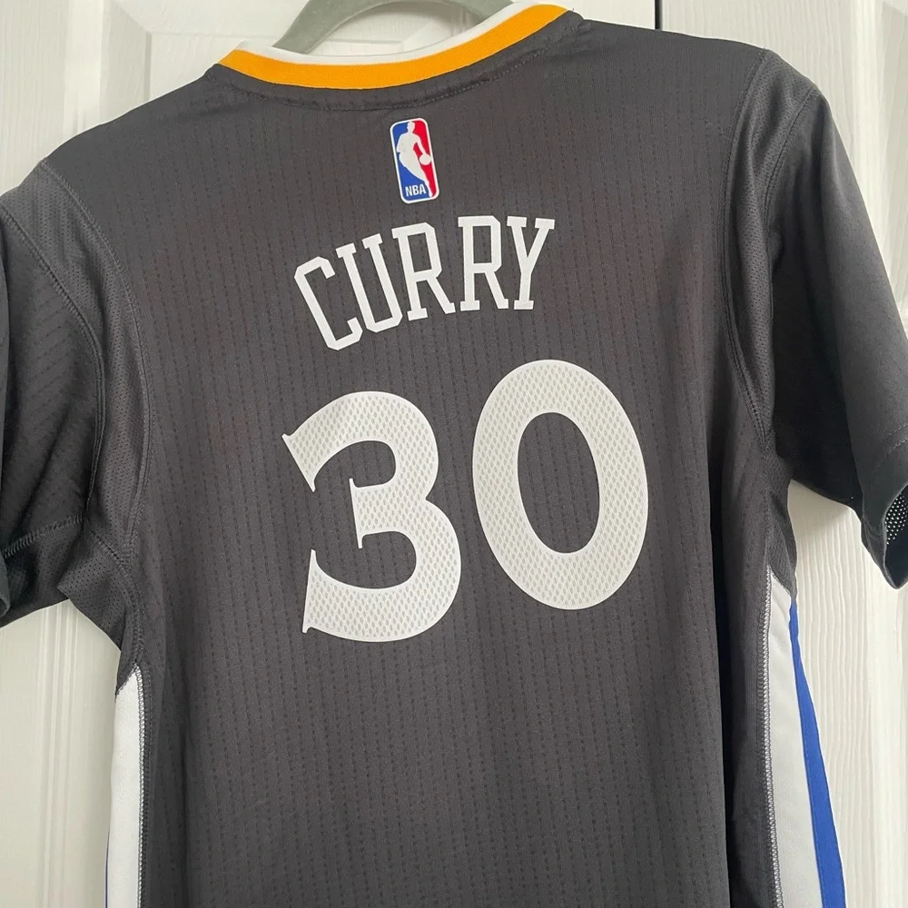 Golden State Warriors Adidas Jersey Slate Steph Curry - Picture 6 of 11
